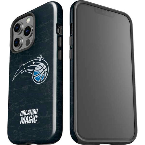 NBA Orlando Magic Black Secondary Logo iPhone 15 Pro Impact Case